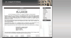 Desktop Screenshot of kl-law.de